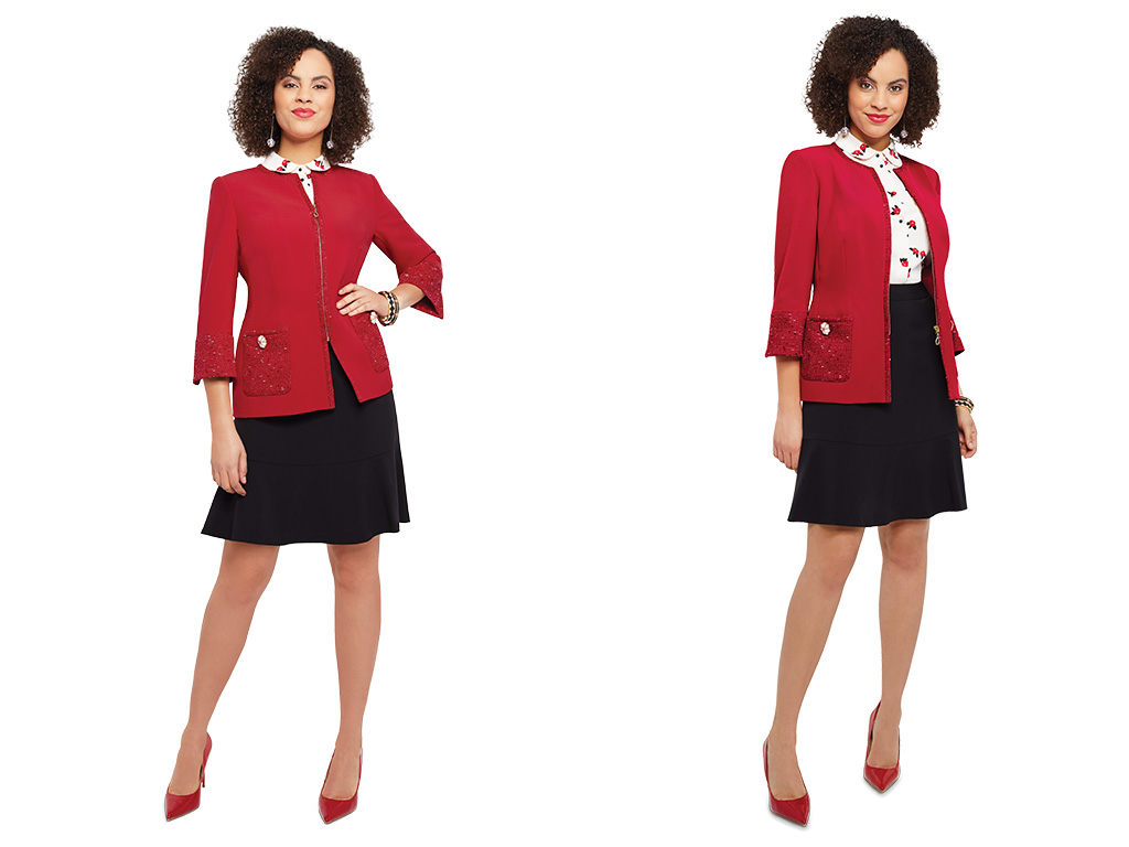 mary kay red jacket